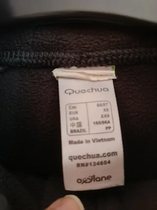 Forro polar Quechua gris