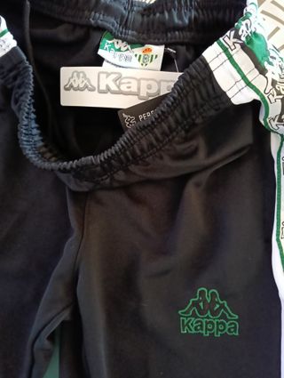 Chándal Retro Kappa Real Betis Blanco y Verde