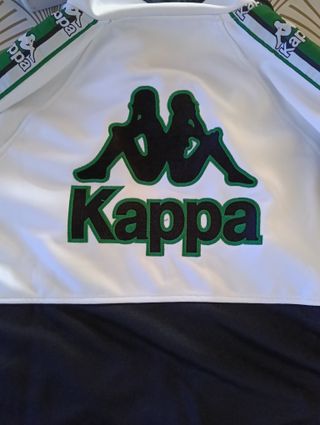 Chándal Retro Kappa Real Betis Blanco y Verde