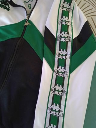 Chándal Retro Kappa Real Betis Blanco y Verde