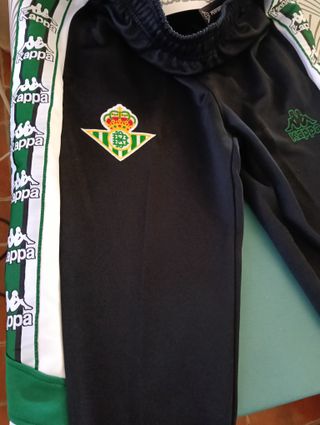 Chándal Retro Kappa Real Betis Blanco y Verde