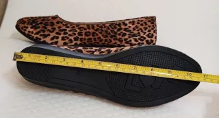 Bailarinas animal print leopardo marrón y negro