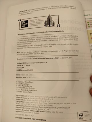 Operaciones Básicas de Laboratorio (CFGM Sanidad) - 978844