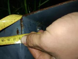 Pala trasera doble efecto tractor