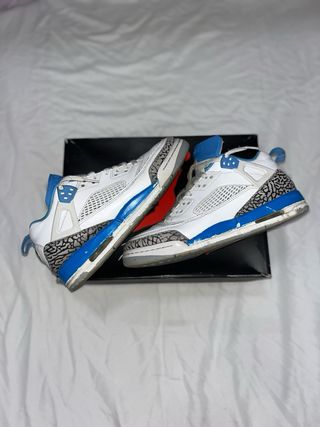 Jordan Spizike Azul Blanco