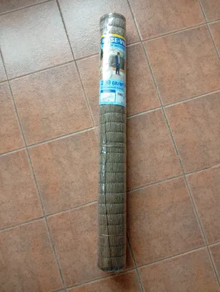 Valla cañizo sintético 1x5m color marrón.