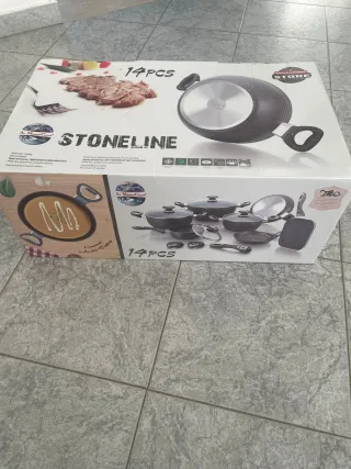 Batteria pentole AMC Stoneline 14 pezzi
