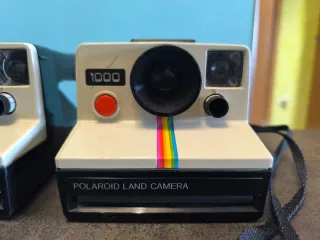 2 Fotocamere Polaroid Land 1000 originali anni '70