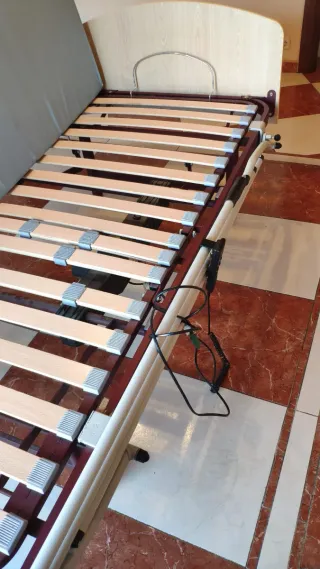 Cama articulada eléctrica con mando
