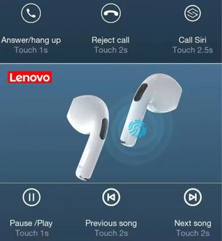 Lenovo HT38 TWS Auriculares Bluetooth Mini