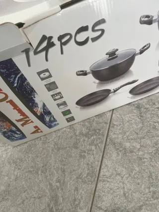 Batteria pentole STONELINE 14 pezzi