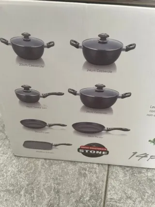 Batteria pentole STONELINE 14 pezzi