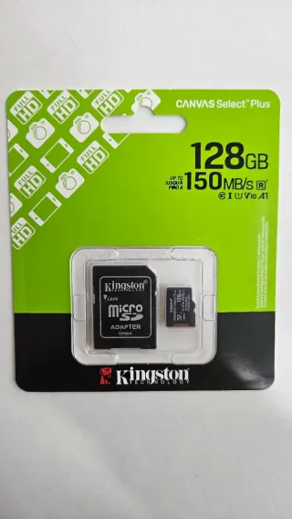 Tarjeta Micro SD Kingston 128GB + Adaptador