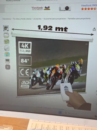 Pantalla Proyeccion 84 Pulgadas