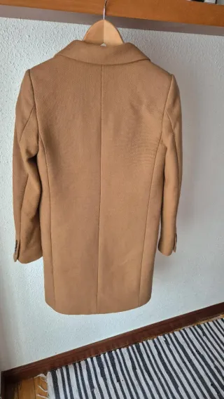 Abrigo camel Zara Talla XS