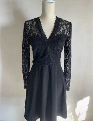 Vestito corto pizzo JustFab nero S