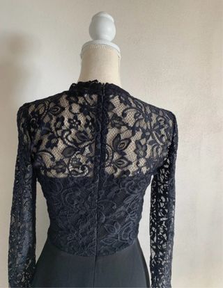 Vestito corto pizzo JustFab nero S