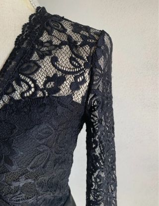 Vestito corto pizzo JustFab nero S