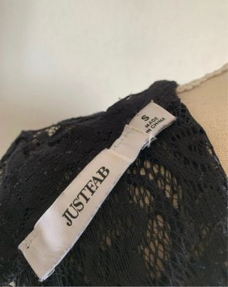 Vestito corto pizzo JustFab nero S