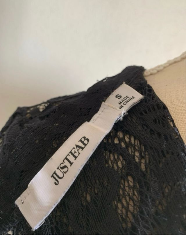 Vestito corto pizzo JustFab nero S