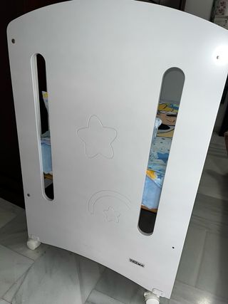Cuna blanca infantil