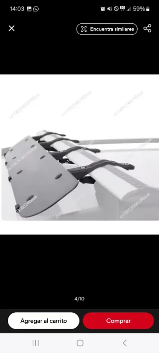 Deflector Viento Baca 114cm