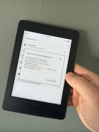 Kindle Paperwhite 7 Gen 4GB Negro