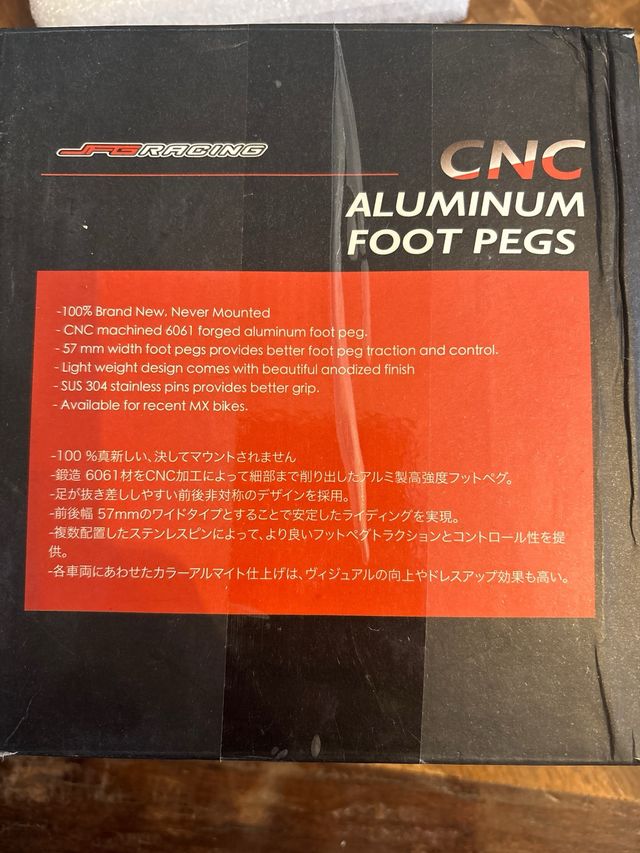 Pedaline CNC Alluminio JFG RACING