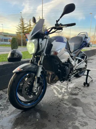 Suzuki Naked Azul/Plata Manual