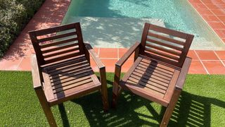2 Sillones de Madera para Exterior
