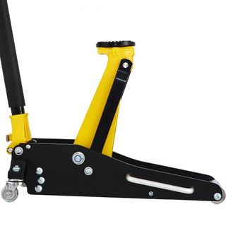 Gato de Piso, Gato de Piso de Perfil Bajo de 1.5 Toneladas, Gato de Piso de Carreras de Aluminio y Acero con Bomba de Elevación Rápida de Doble Pistón, Rango de Elevación del Gato de Piso 80 mm-365 mm