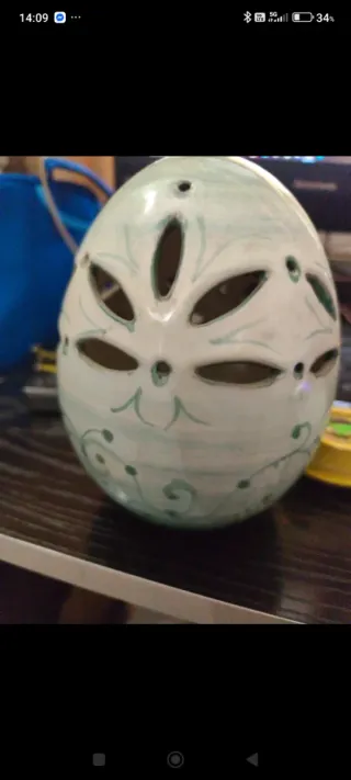 Lume ceramica vietrese fatto a mano