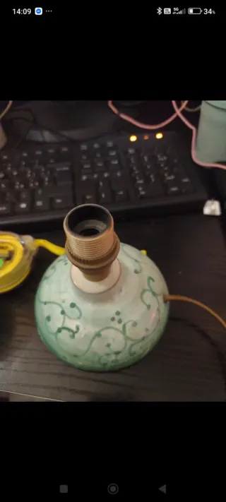 Lume ceramica vietrese fatto a mano