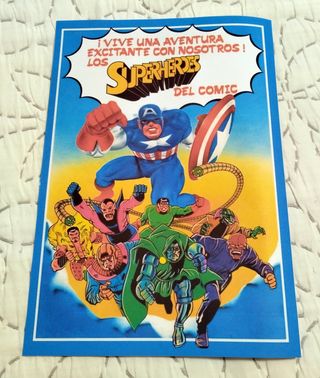 ÁLBUM CROMOS SUPERHÉROES MARVEL. ESTE. Facsímil