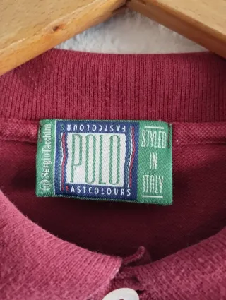 Polo Sergio Tacchini Talla L Rojo