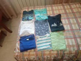 Lote 8 Camisetas Manga Corta Niño 8/10 Años