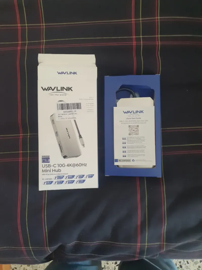 Hub Mini WAVLINK USB-C 10G 4K@60Hz afbeelding 3