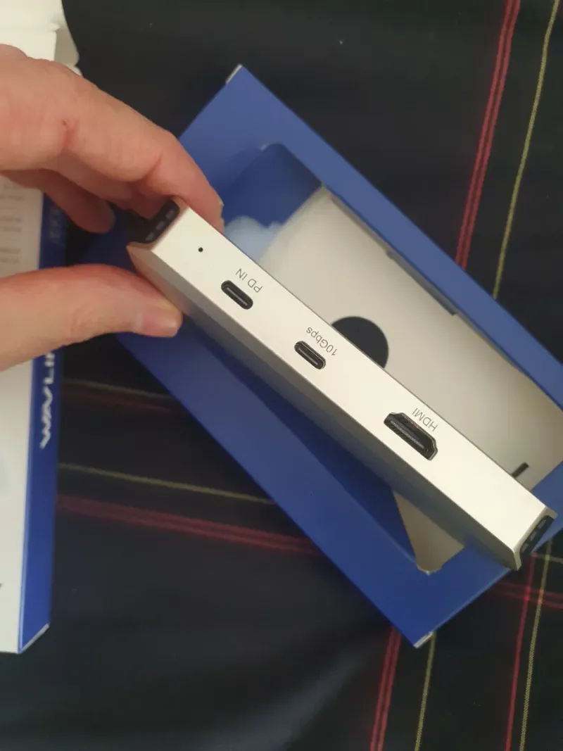 Hub Mini WAVLINK USB-C 10G 4K@60Hz afbeelding 5