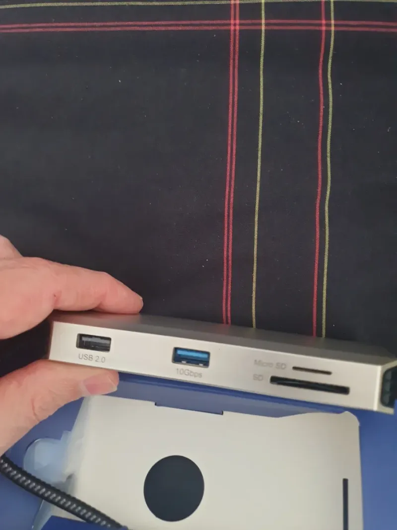 Hub Mini WAVLINK USB-C 10G 4K@60Hz afbeelding 6