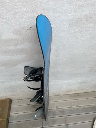 Tabla de Snowboard con Fijaciones