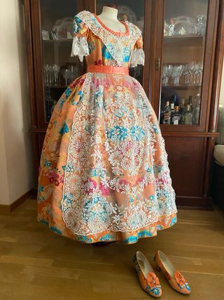 Traje de Fallera Naranja T.42/44