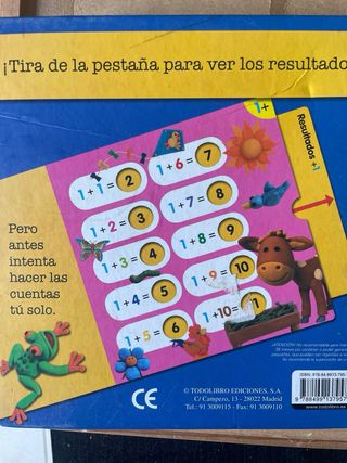 Libro Yo sé sumar y restar para niñ@s