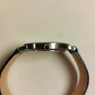 Orologio Vintage 500 Lire Argento Blu