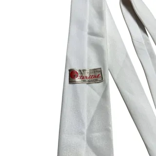 Cravatta Vintage Mondesir Oro e Bianco