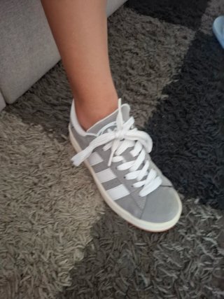 Zapatillas campus Adolescente Gris/Blanco