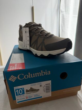 Zapatillas senderismo Columbia Peakfreak grises/ve