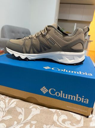 Zapatillas senderismo Columbia Peakfreak grises/ve
