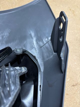 Careta LED y Portamatrículas Homologado