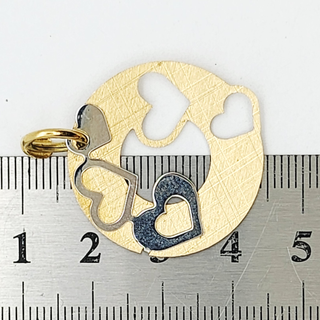 Colgante Hermes Oro amarillo y blanco de 18k