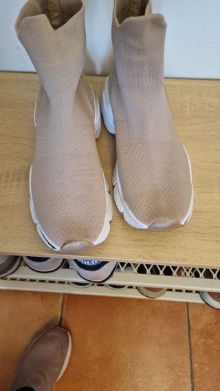 Zapatillas deportivas mujer beige talla 38